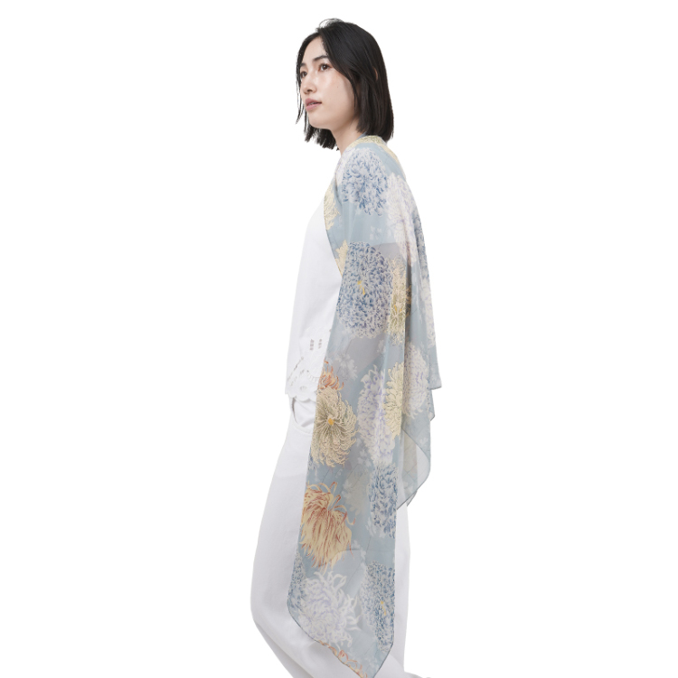 pagong パゴン　マルチストール　未使用品　燕子花　膝掛け　花柄　和柄 a90041908sv-00-m-01-pl.jpg