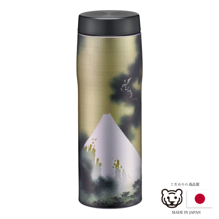 タイガー魔法瓶 アートボトル ＜富士越龍/金黒＞ | 京友禅アロハシャツ