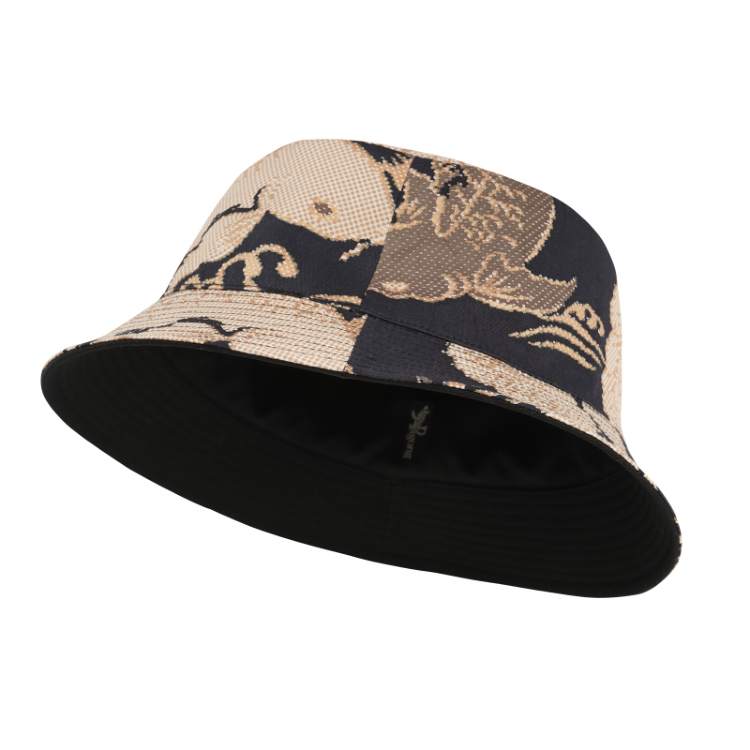 バケットハットⅡ ＜鯉/黒金＞ | 京友禅アロハシャツ【Pagong】公式