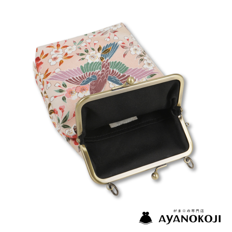 AYANOKOJI がま口お散歩ポシェット＜さくら/淡桃＞ | 京友禅アロハ