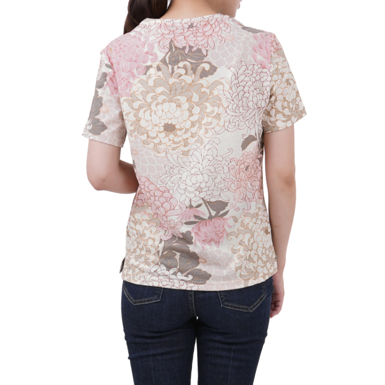 pagong LL size 日本　芥子の花　Tシャツ