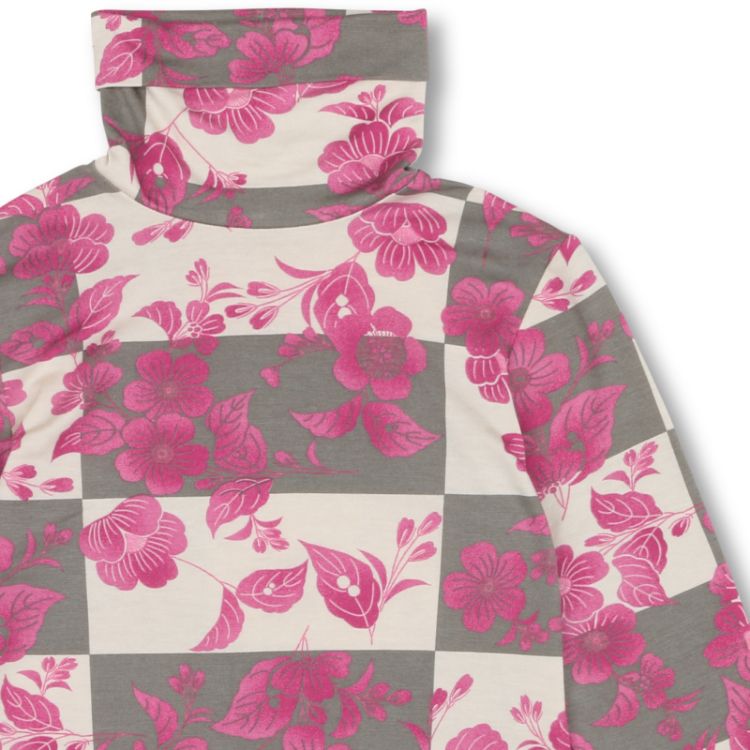 林原美術館 タートルネック長袖 紅白段桜花文摺箔 白紅 Pagong レディース 京友禅アロハシャツ Pagong 公式通販サイト Pagong ネットショップ 林原美術館 タートルネック長袖 紅白段桜花文摺箔 白紅 Pagong レディース 京友禅アロハシャツ Pagong 公式通販サイト Pagong ネットショップ