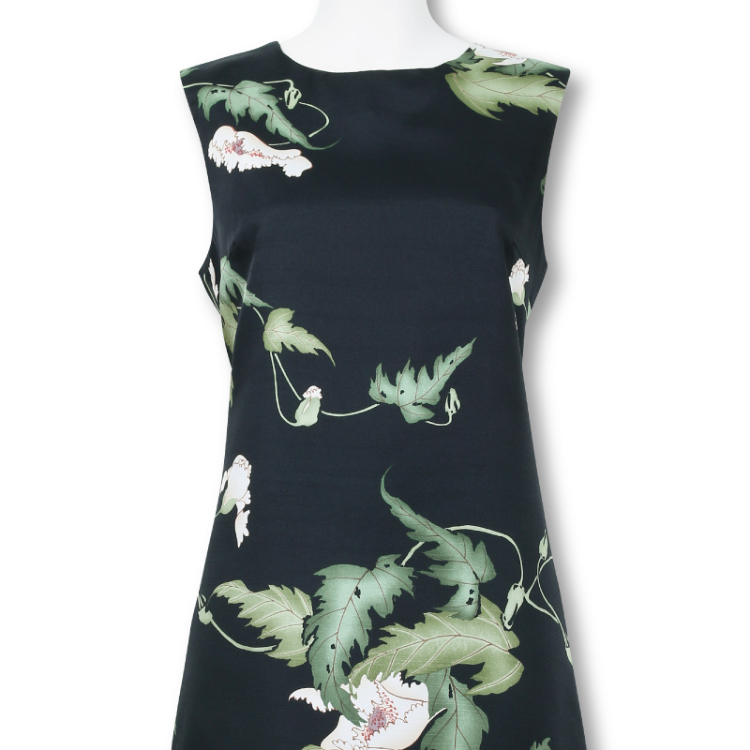 花柄 ワンピースドレス けし 黒 Pagong レディース 京友禅アロハシャツ Pagong 公式通販サイト Pagong ネットショップ