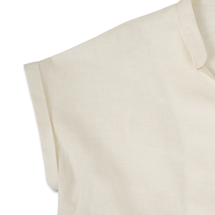 葛飾北斎 ロングワンピース ＜大波/白青＞ | 京友禅アロハシャツ