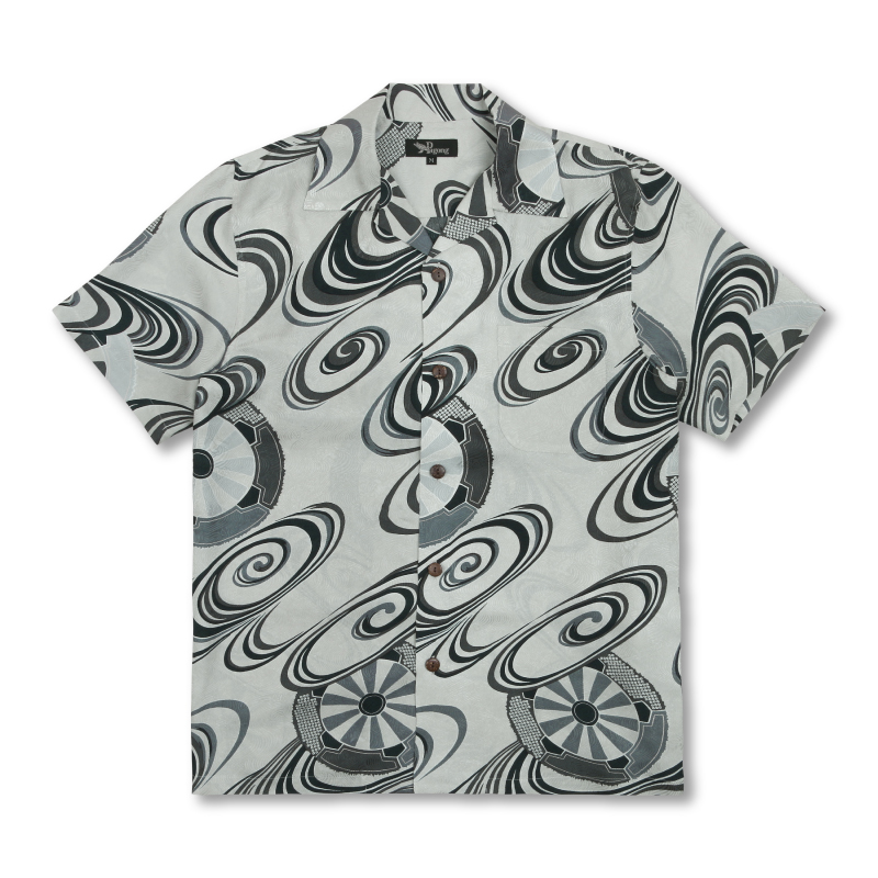 幻級60's VINTAGE COTTON ALOHA SHIRT 和柄漢字