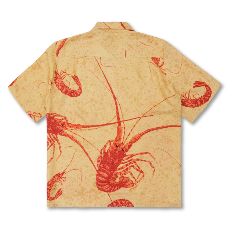 和柄 京友禅アロハシャツ ＜錦海老/黄色＞ | 京友禅アロハシャツ