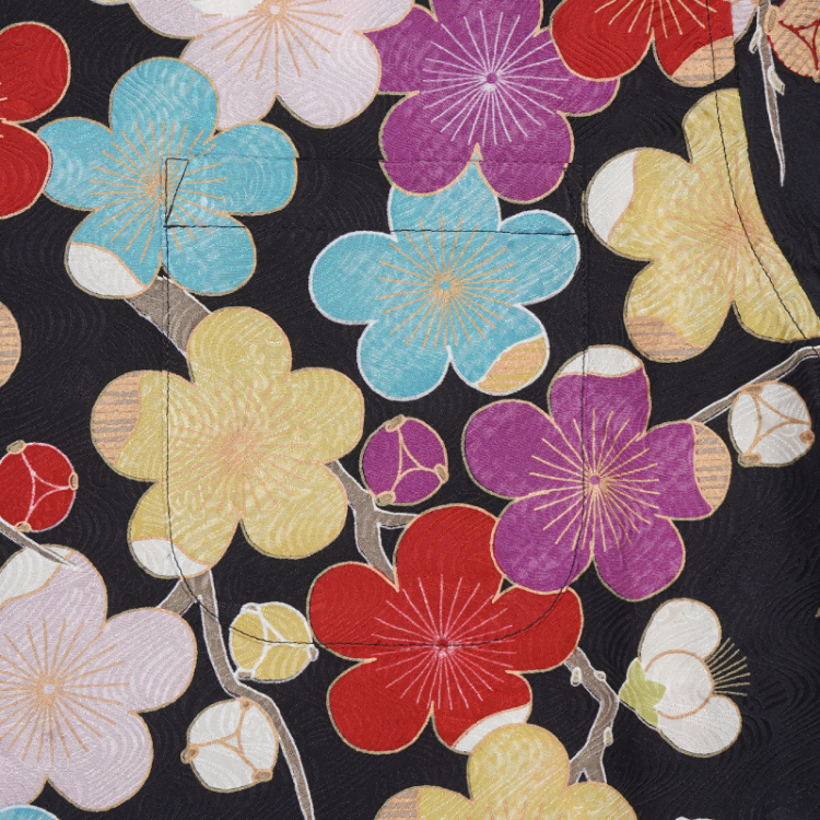 You 小鼓の胴 梅松菊の図柄 籬菊蒔絵小鼓胴 文化遺産オンライン
