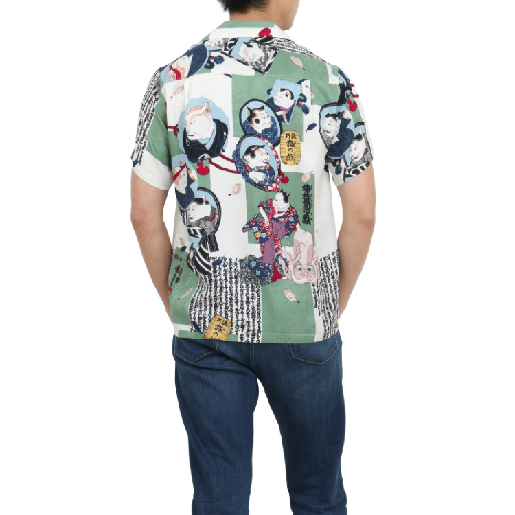 パゴン猫の戯　半袖Tシャツ