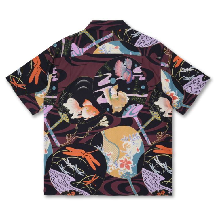 アロハティア様 Lot No. SS38804 / RAYON HAWAIIAN SHIRT “BIRD OF PARADISE