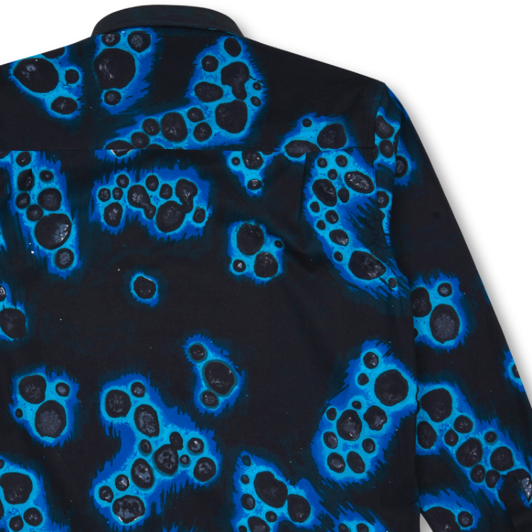 静嘉堂文庫美術館 ボタンダウンシャツ ＜曜変天目＞ | 京友禅アロハ