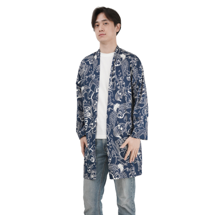 はむたろう様 カーディガン 紺 伝統的な生地のカーディガン｜MOMOTARO JEANS MOMOTARO JEANS 大阪店