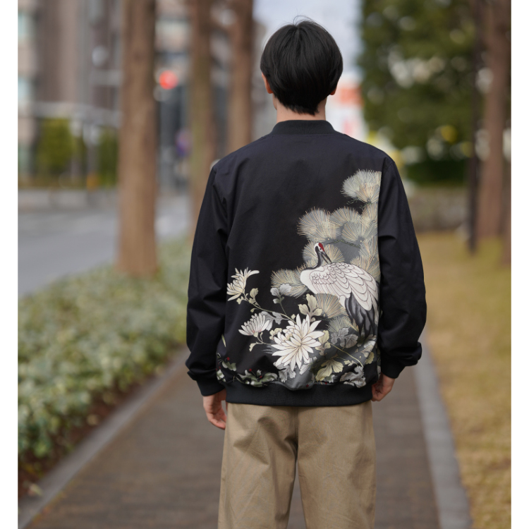 サザビーリーグ　ESTNATION　リバーシブル　ブルゾン　ネイビー　カモフラ stanley blacker new york】ドリズラーブルゾン/ネイビー（331600-88_R