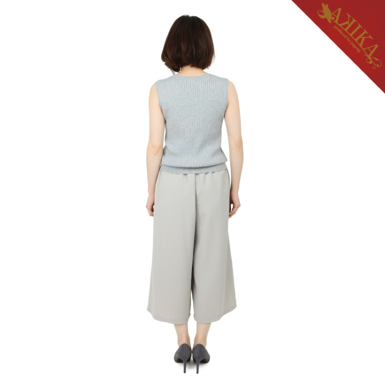 花柄 刺繍入りパンツ ＜乱菊/淡鼠＞ | 京友禅アロハシャツ【Pagong 